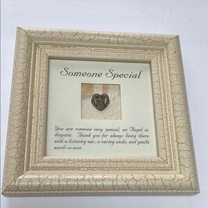 Cream Ornate Picture Frame with Textured Finish